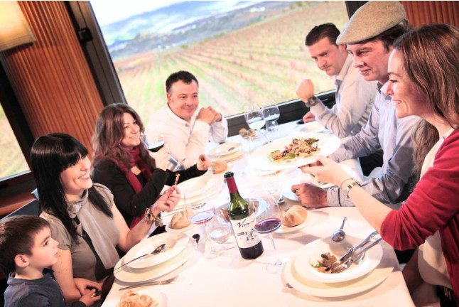 Comida en Restaurante Panorámico Vivanco (Briones, La Rioja)