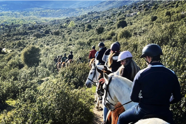 Ruta a Caballo por el Parque de Guadarrama y el Parque de La Pedriza (El Boalo, Madrid)