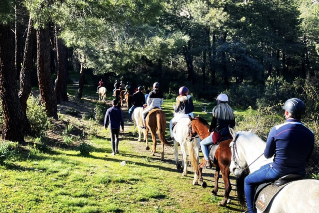 Ruta a Caballo por el Parque de Guadarrama y el Parque de La Pedriza (El Boalo, Madrid)