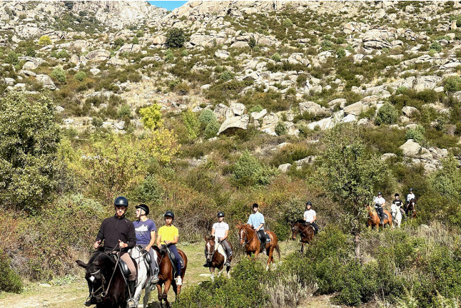 Ruta a Caballo por el Parque de Guadarrama y el Parque de La Pedriza (El Boalo, Madrid)