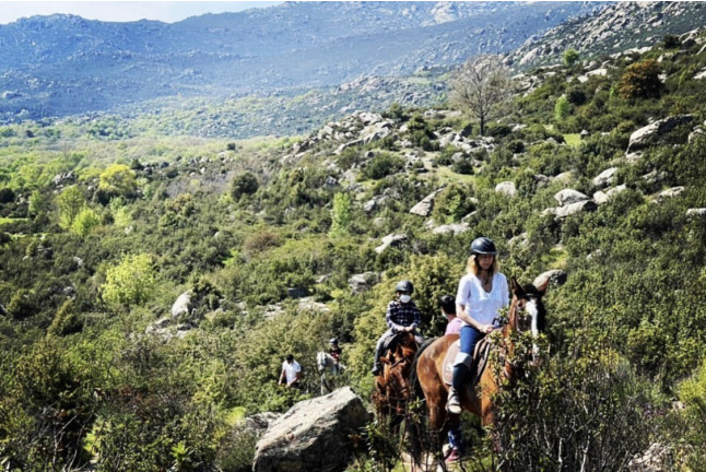 Ruta a Caballo por el Parque de Guadarrama y el Parque de La Pedriza (El Boalo, Madrid)