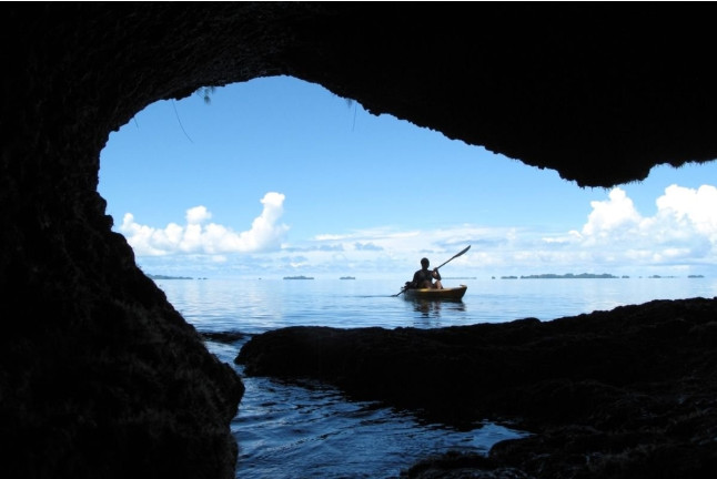 Ruta de las Cuevas Es Canutells en Kayak Doble para dos (Menorca)