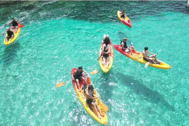 Ruta de las Cuevas en Kayak con Fotos (Ibiza)