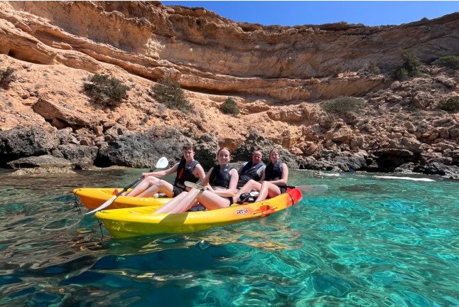 Ruta de las Cuevas en Kayak con Fotos (Ibiza)