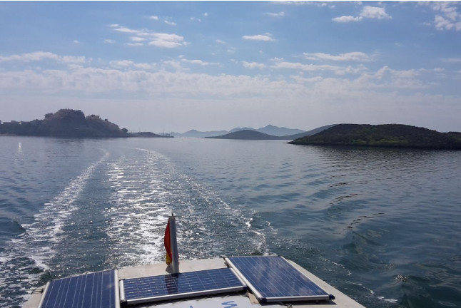 Ruta en Golondrina por las 5 Islas del Mar Menor (Murcia)