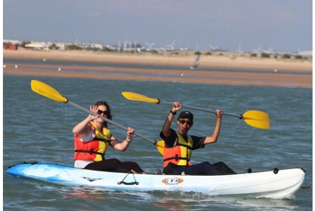 Kayak hasta el Islote de Sancti Petri (Cádiz)