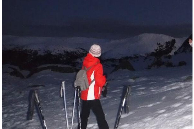 Ruta en Raquetas de Nieve con Luna Llena en Navacerrada (Madrid)