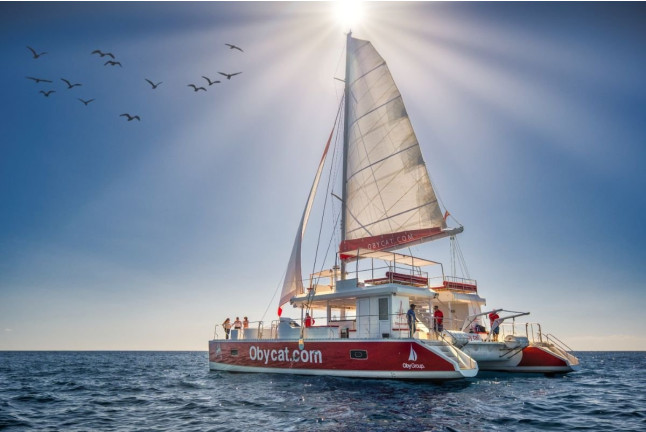 Obycat Puerto Rico: Salida en Catamarán con Comida, Bebidas y Snorkel (Puerto Rico, Gran Canaria)