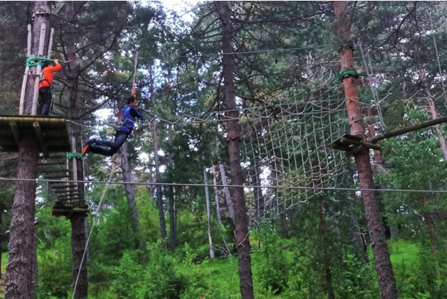 Salto al Vacío Adrenalina o Supertirolina (Barcelona)