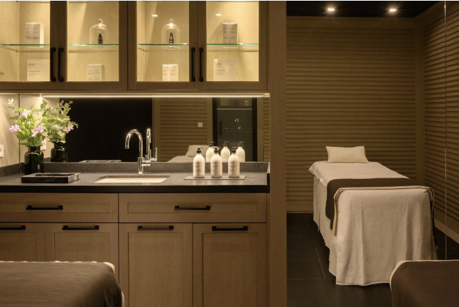 Zona de Aguas y Relaxing Massage en Seventy Spa del Hotel Seventy Barcelona 4* (Barcelona)
