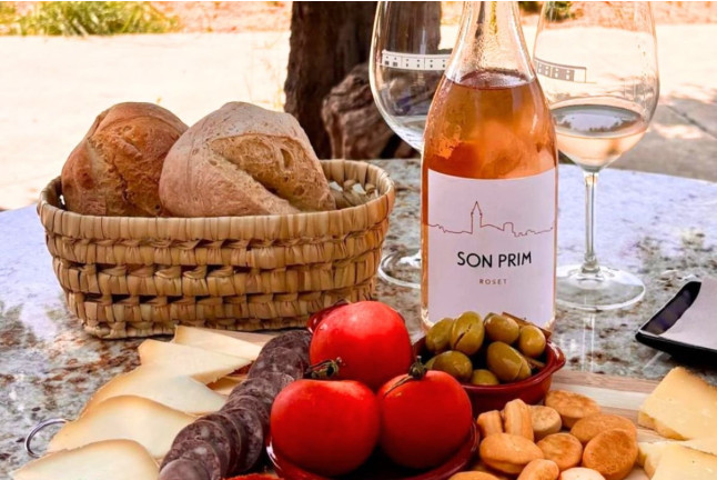 Cata de Vino con Picada de Producto Mallorquín en Bodega SON PRIM (Sencelles, Mallorca)