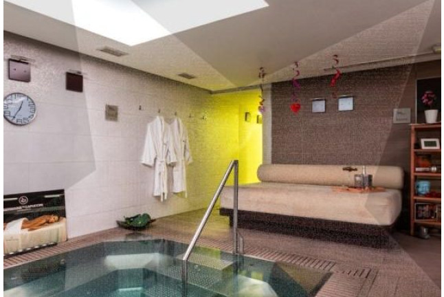 Spa Privado en Spaxión de El Corte Inglés La Castellana y Menú para dos en Restaurante Realcafé Bernabéu (Madrid)