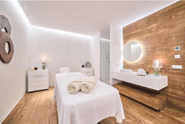 Circuito Spa, Masaje y Comida o Cena para dos en Hotel Marina Badalona 4* (Badalona, Barcelona)