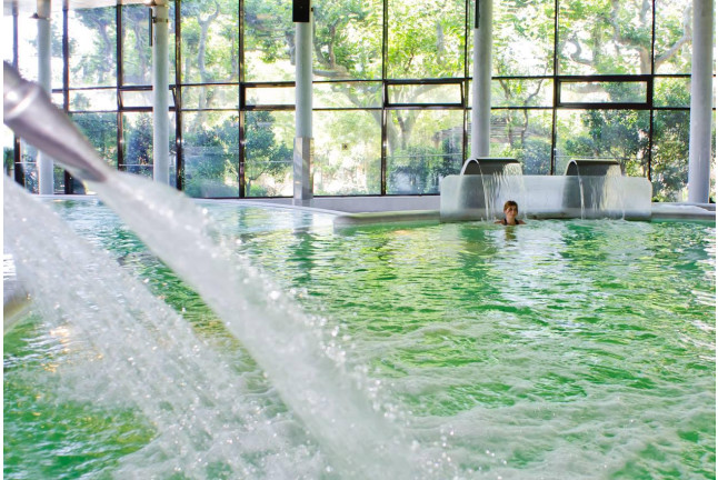 Circuito Spa Aquatonic y Masaje para dos en Hotel Termes de Montbrió 4* (Tarragona)