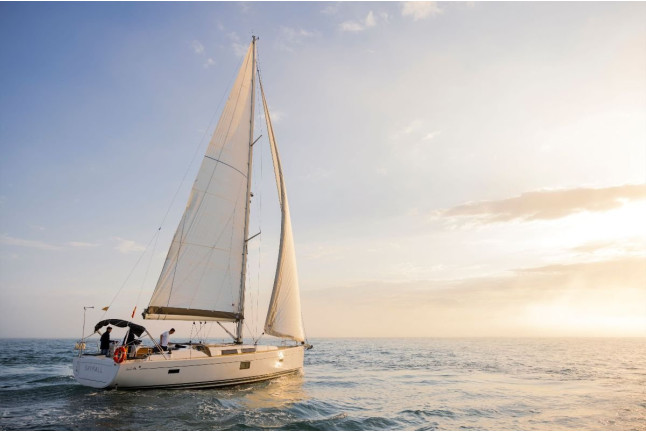 Sunset en Velero para dos (Barcelona)