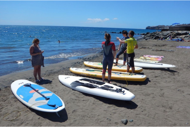 Clase de Paddle Surf (Tarajalillo, Gran Canaria)
