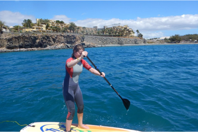 Clase de Paddle Surf (Tarajalillo, Gran Canaria)
