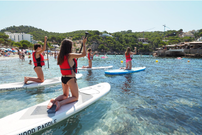 Excursión en SUP con Keida (Sant Elm, Mallorca)