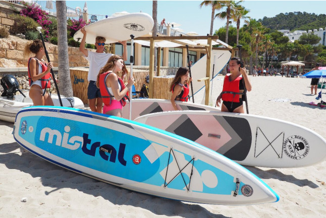 Excursión en SUP con Keida (Sant Elm, Mallorca)