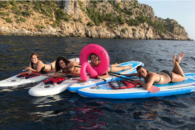 Excursión en SUP con Keida (Sant Elm, Mallorca)