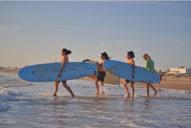 Clase de Surf (Zahara de los Atunes, Cádiz)