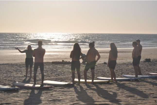 Clase de Surf (Zahara de los Atunes, Cádiz)