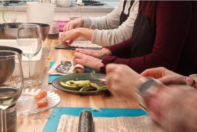 Taller de Sushi en Cuina al Punt (Barcelona)
