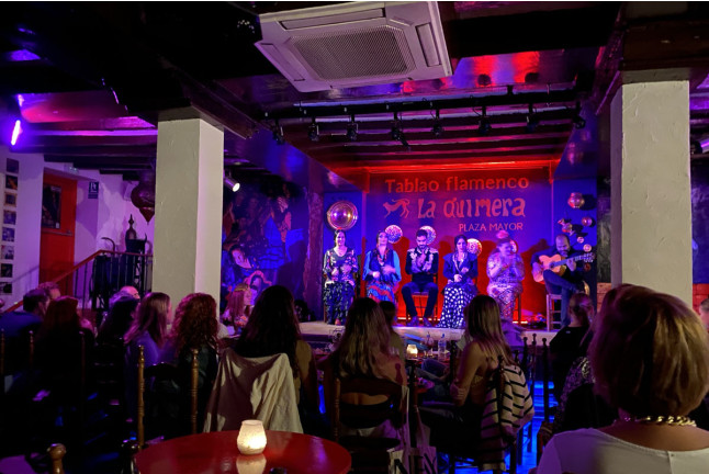 Espectáculo Flamenco con Cena o Consumición en Tablao Flamenco La Quimera Plaza Mayor (Madrid)