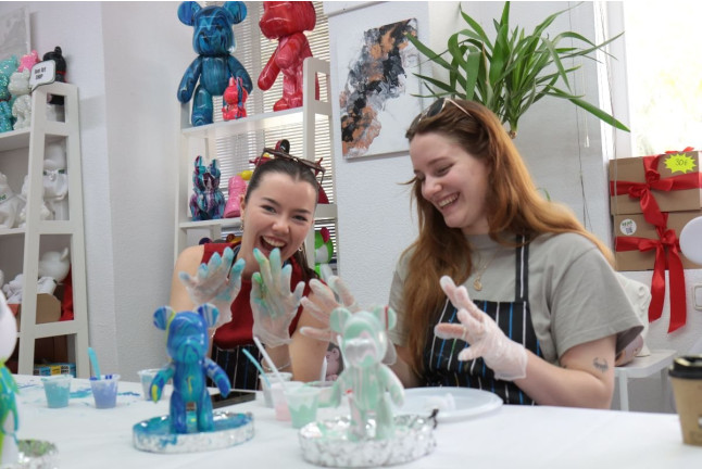 Taller de Pintura de Osito en Bear Art Studio (Alicante)