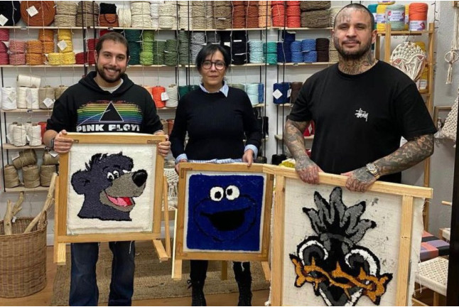 Taller de Iniciación de Tufting en Apachucharte Espacio Artesano (Madrid)