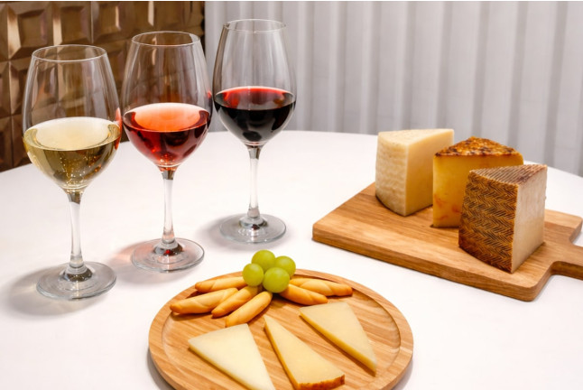 Taller de Queso con Cata de Vinos o Quesos en La Musola (Madrid)