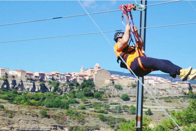 Vértigo Maestrazgo: Tirolina (Cantavieja, Teruel)