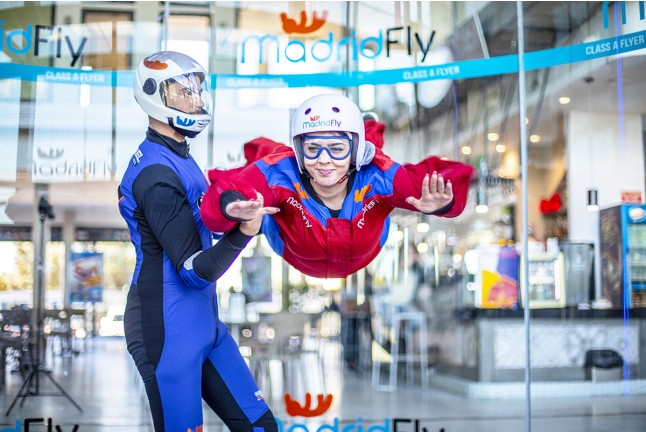 2 Vuelos en Túnel de Viento con Fotos y Vídeos en Madrid Fly (Madrid)
