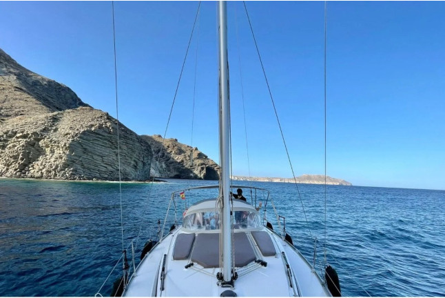 Paseo en Velero con Puesta de Sol y Copa de Cava por el Parque Natural Cabo de Gata (Los Patricios Carboneras, Almería)