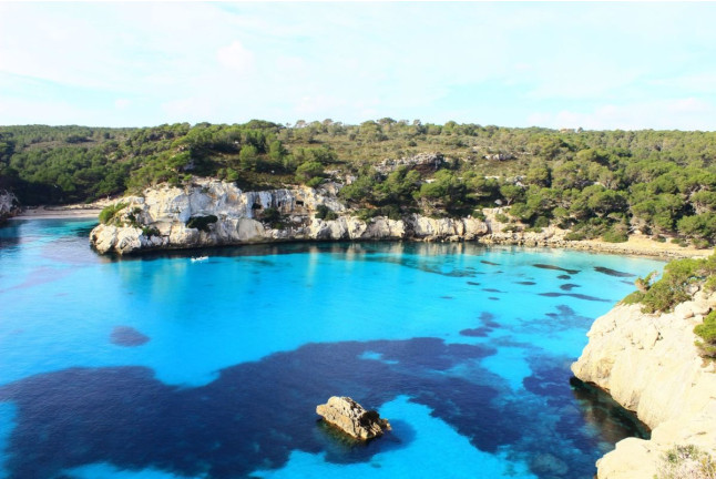 Puesta de Sol en Velero desde Fornells (Menorca)