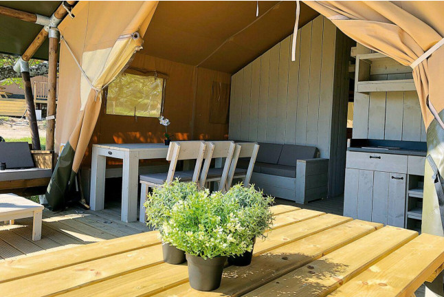 Escapada Glamping en una Eco-Tent de Veragua (Villanueva de la Vera, Cáceres)