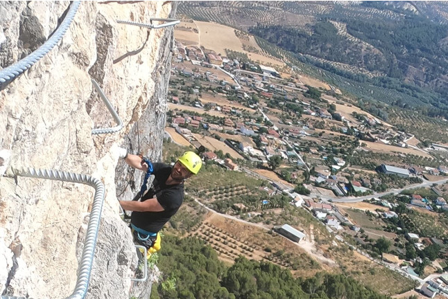 Vía Ferrata en las Cuevas de San Marcos o Archidona con Fotos (Córdoba)
