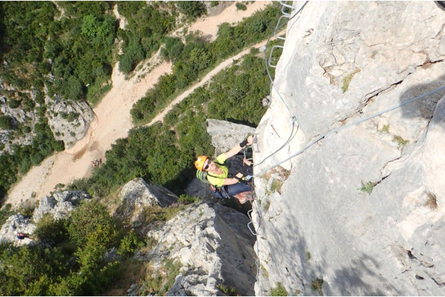 Vía Ferrata con Fotos (Sierra de Guara, Huesca)