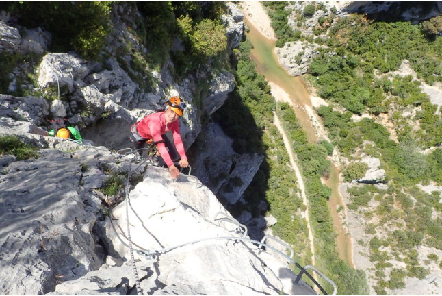Vía Ferrata con Fotos (Sierra de Guara, Huesca)