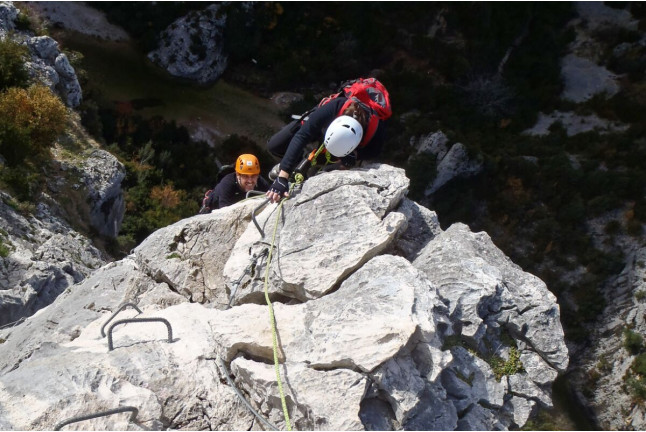 Vía Ferrata con Fotos (Sierra de Guara, Huesca)