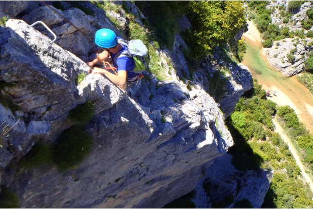 Vía Ferrata con Fotos (Sierra de Guara, Huesca)