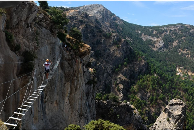 Vía Ferrata de la Mocha o de la Escaleruela (Cazorla, Jaén)