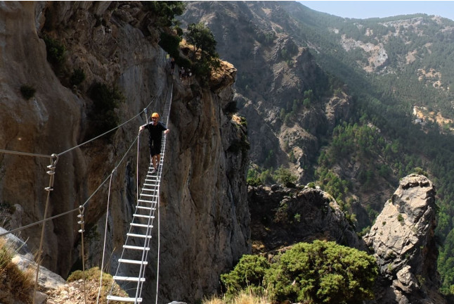 Vía Ferrata de la Mocha o de la Escaleruela (Cazorla, Jaén)
