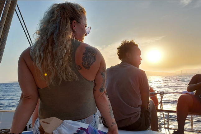 Puesta de Sol en Velero Privado para dos (Barcelona)
