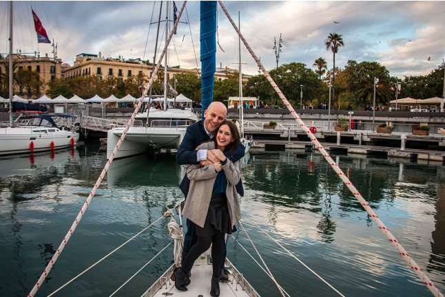 Puesta de Sol en Velero Privado para dos (Barcelona)