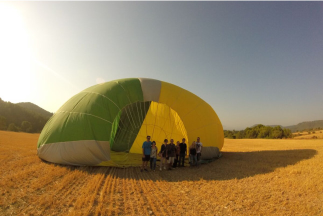 Viaje en Globo con Fotos y Cava (Manresa, Barcelona)