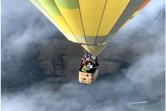 Vuelo en Globo por la Ribeira Sacra con Fotos y Vídeo (Lugo)