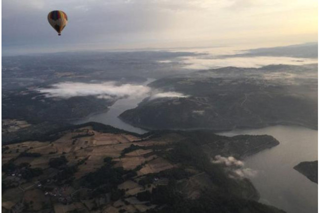 Vuelo en Globo por la Ribeira Sacra con Fotos y Vídeo (Lugo)
