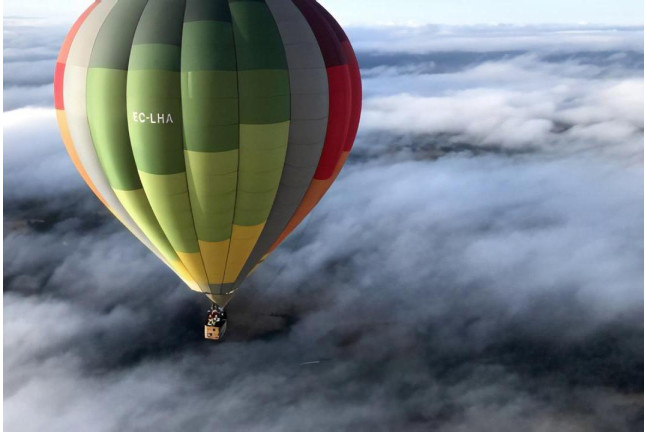 Vuelo en Globo por la Ribeira Sacra con Fotos y Vídeo (Lugo)