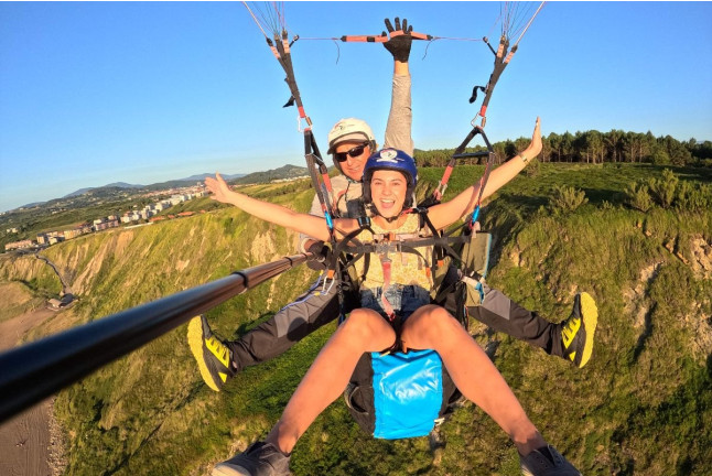 Vuelo en Parapente (Sopelana, Vizcaya)